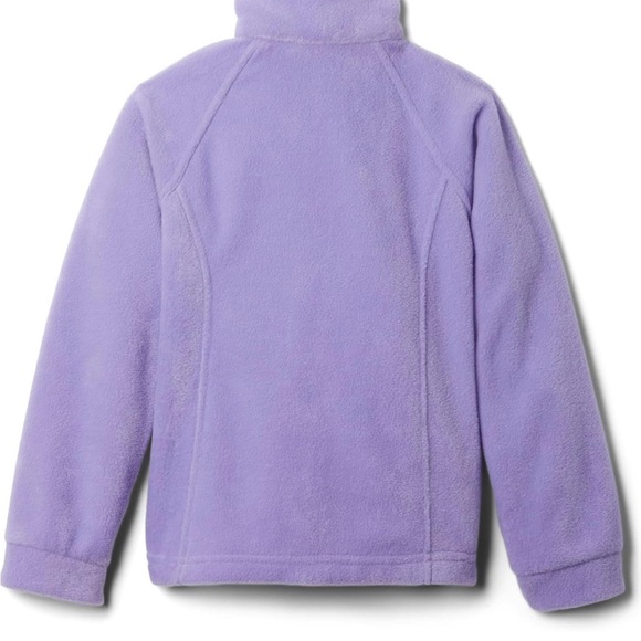 Columbia Lavender Soft Pale Purple Winter Youth Girls' Benton Fleece Jacket S - Picture 8 of 8